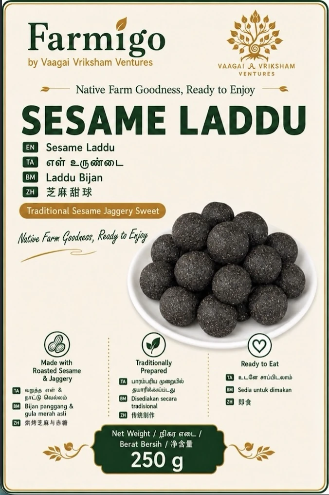 Farmigo retail pack — private-label and contract packing of South Indian foods